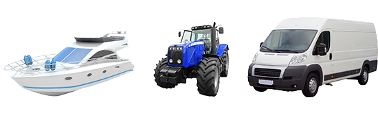 Monitoring GPS motorówek, traktorów i samochodów dostawczych